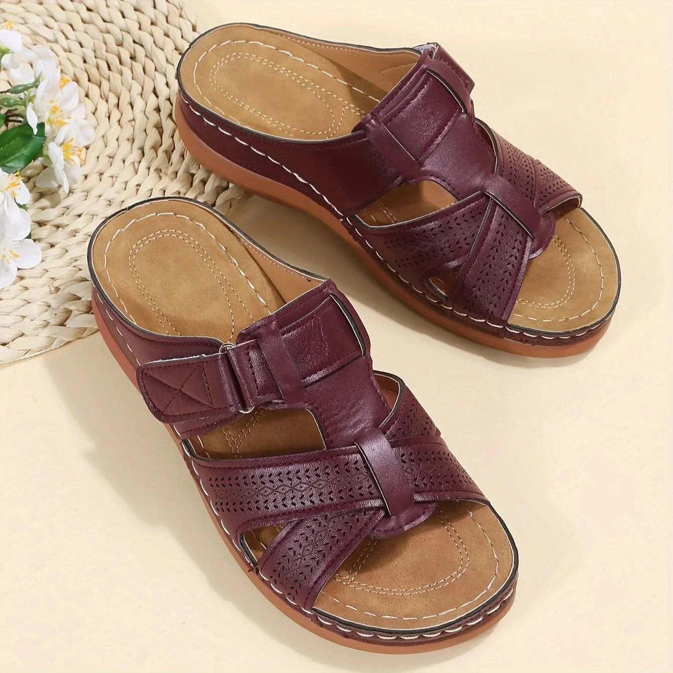Comfortable Striped Fisherman Sandals