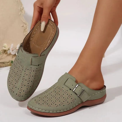 Perforated Mule Comfort Shoes