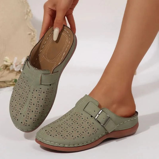 Perforated Mule Comfort Shoes