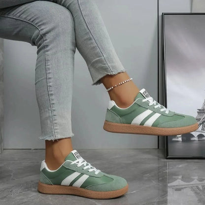 Modne Sportowe Sneakersy w Paski