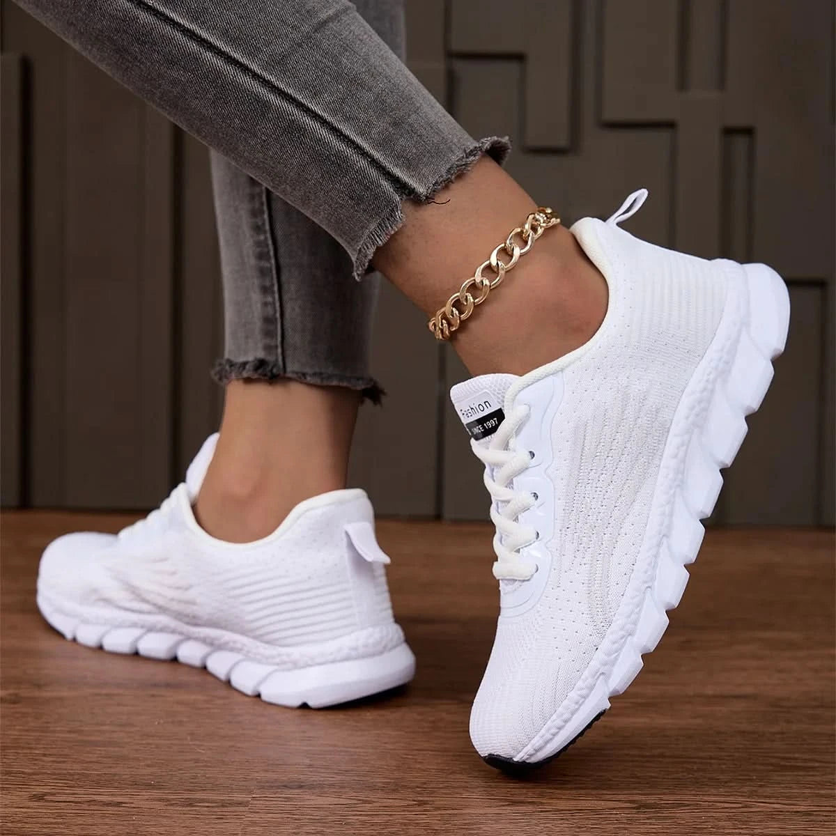 Klasyczne Sneakersy w Stylu Biegowym