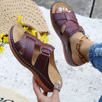 Comfortable Striped Fisherman Sandals
