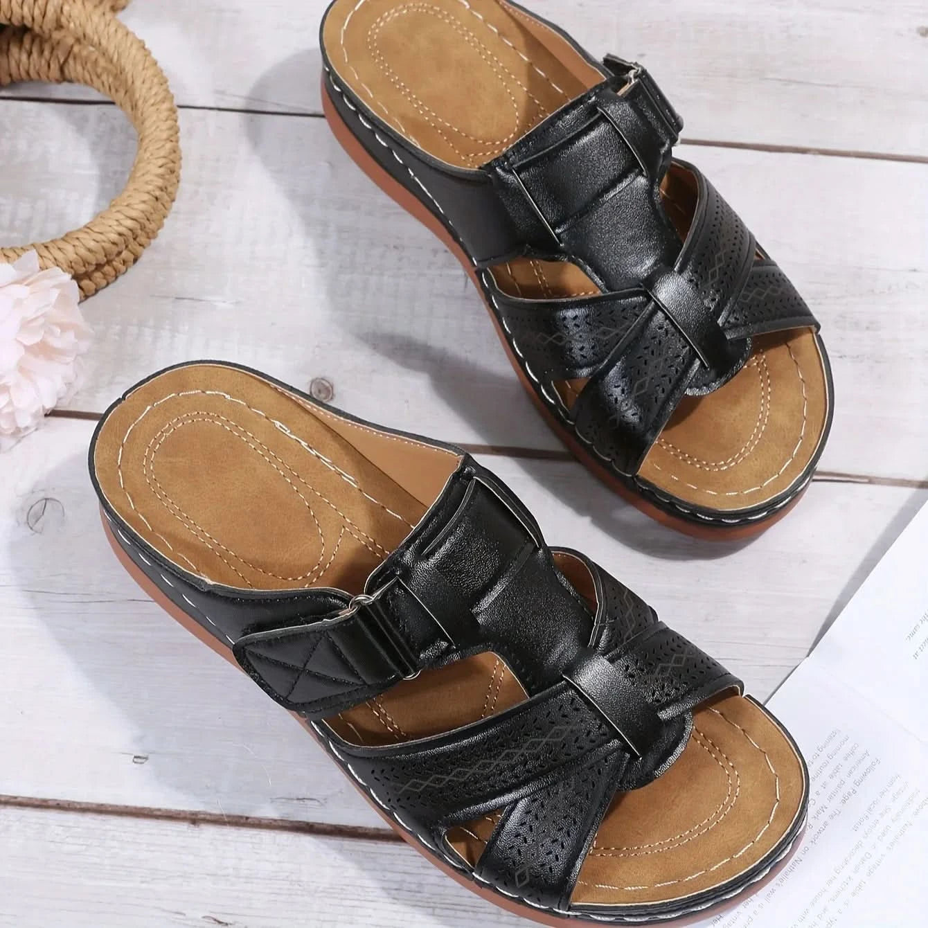 Comfortable Striped Fisherman Sandals