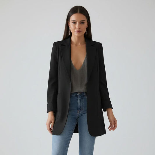 Lightweight Open Front Blazer