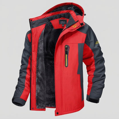 Hooded Full Zip Pocket Outdoor Jacket