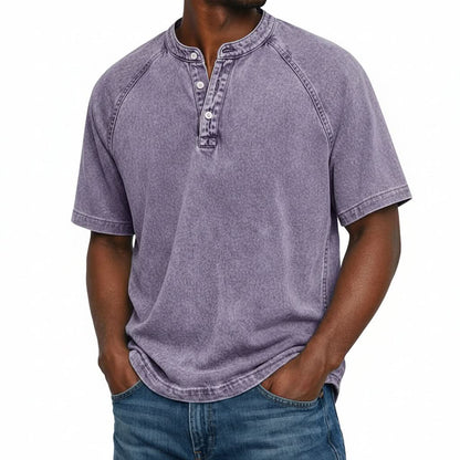 Vintage Shirt - Relaxed Fit with Button Closure for Timeless Style 0