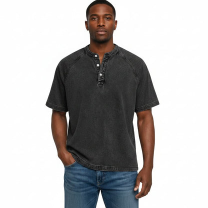 Vintage Shirt - Relaxed Fit with Button Closure for Timeless Style 4