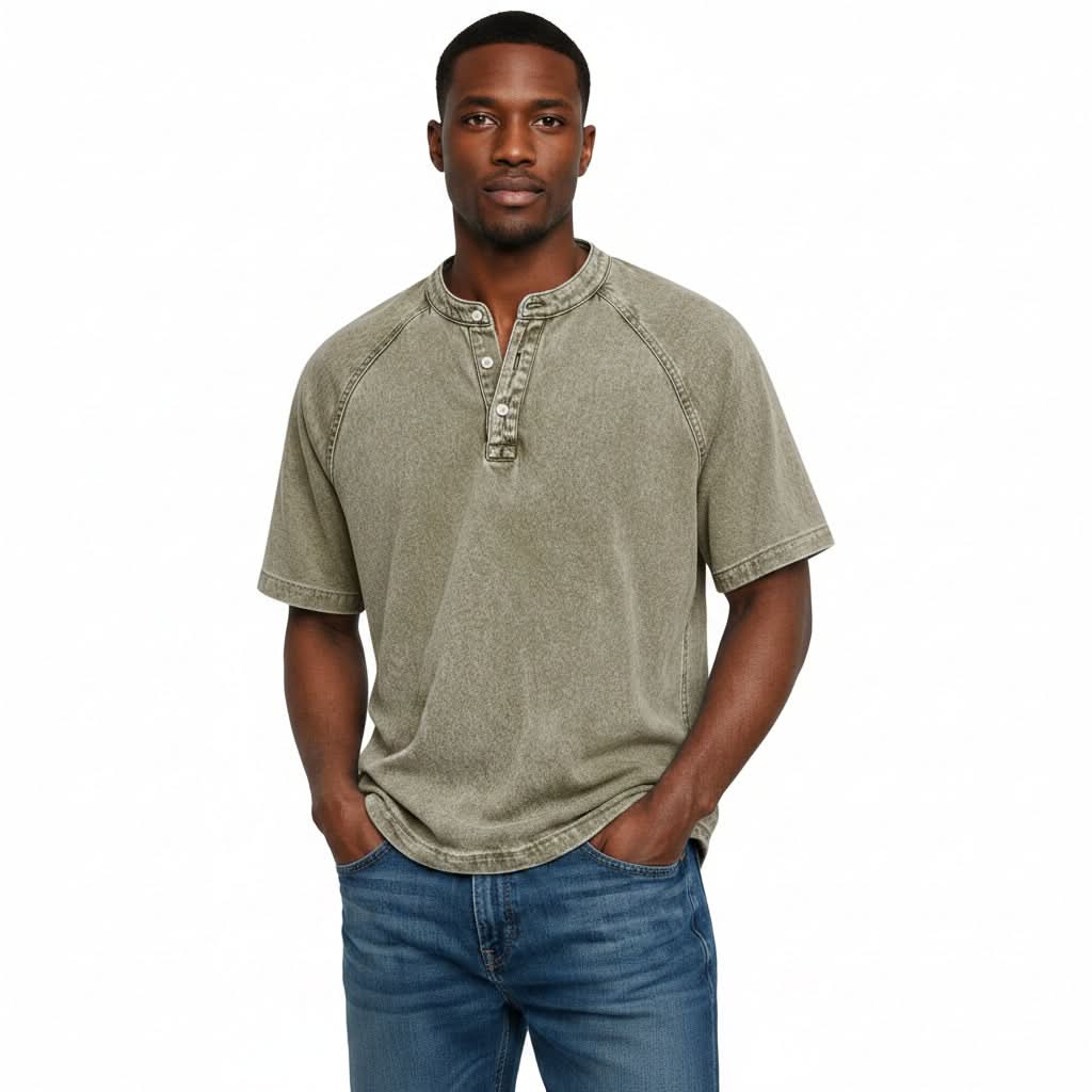 Vintage Shirt - Relaxed Fit with Button Closure for Timeless Style 6