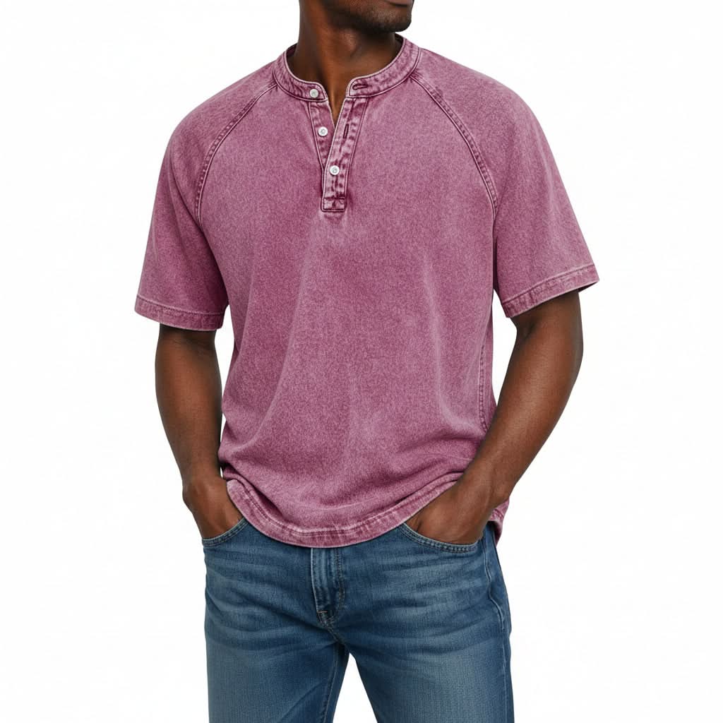 Vintage Shirt - Relaxed Fit with Button Closure for Timeless Style 7