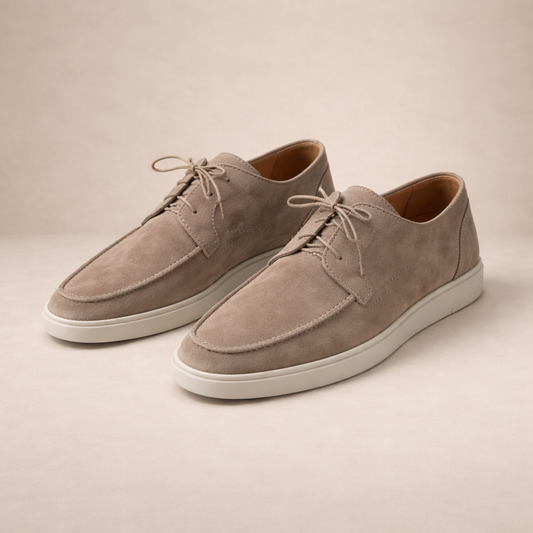Witold - Classic Suede Lace-Up Loafers for Versatile Style 0