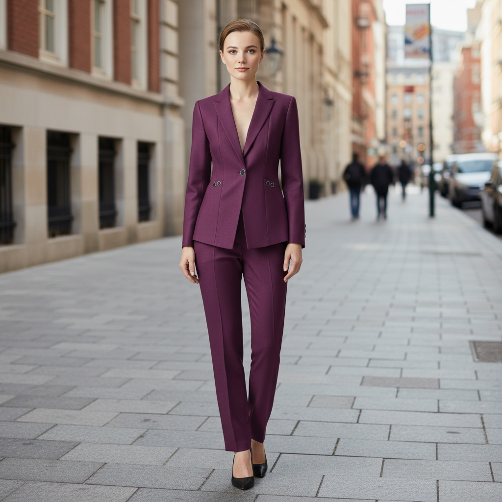 Sharp Co-Ord Blazer & Straight Trouser Set