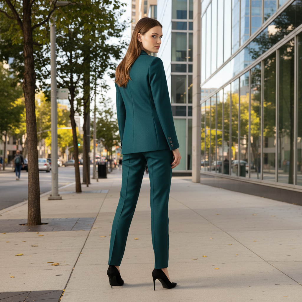 Sharp Co-Ord Blazer & Straight Trouser Set
