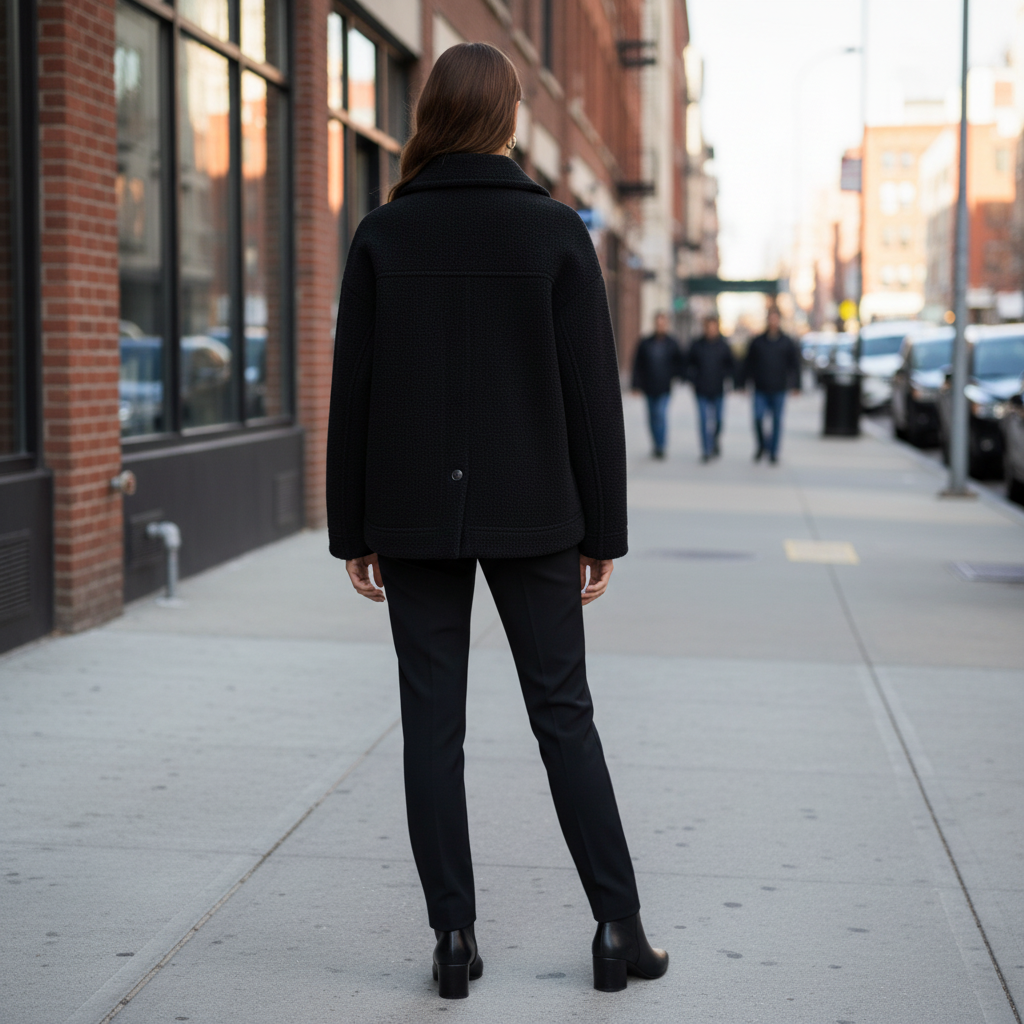 Everyday Jacket with Button Front and Deep Pockets