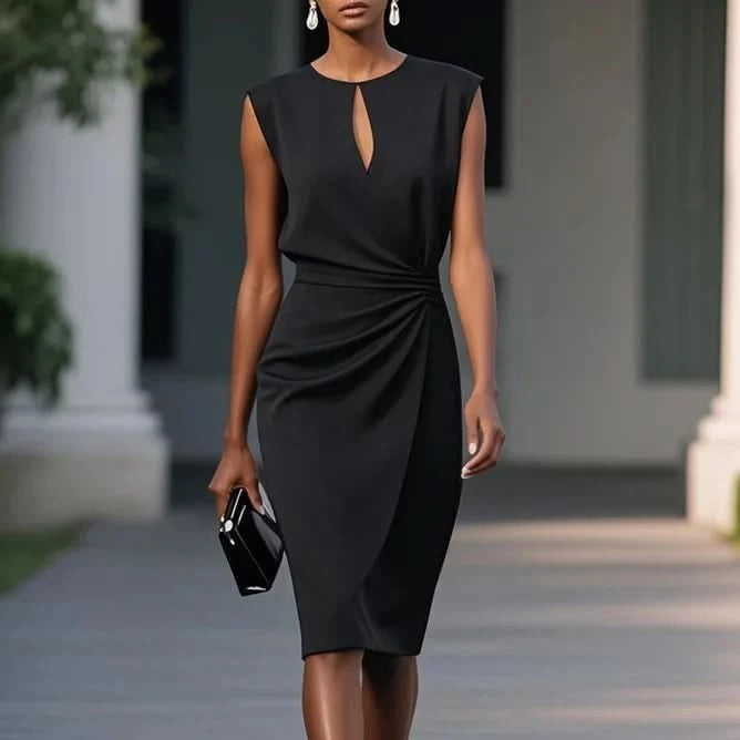 Sleek Midi Dress