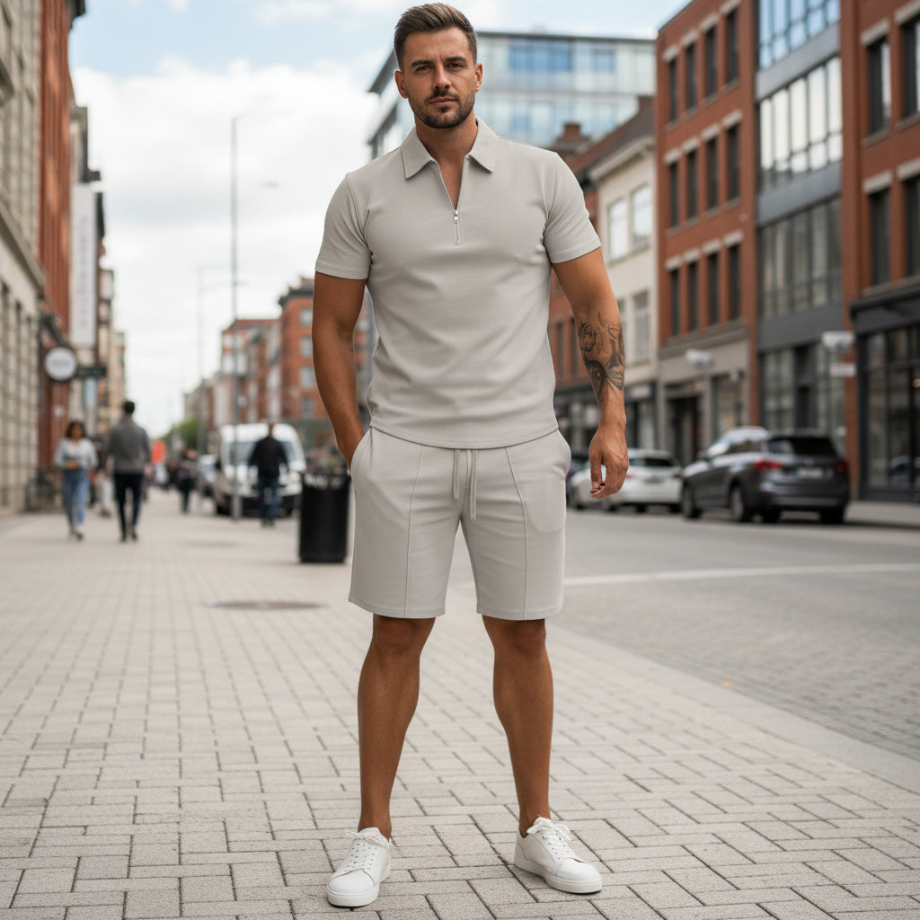 Men's Casual Two-Piece Summer Set