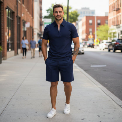 Men's Casual Two-Piece Summer Set
