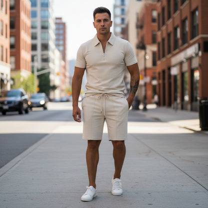 Men's Casual Two-Piece Summer Set