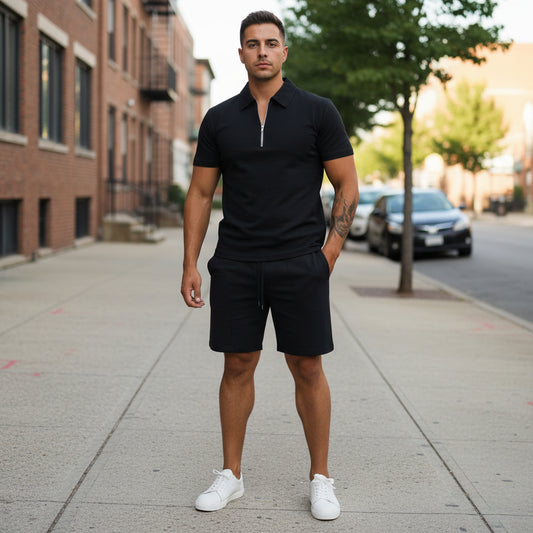 Men's Casual Two-Piece Summer Set