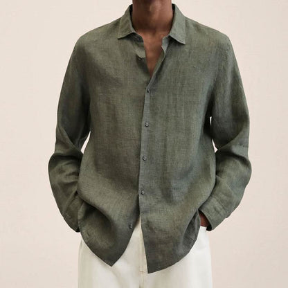 Refined Long Sleeve Casual Shirt