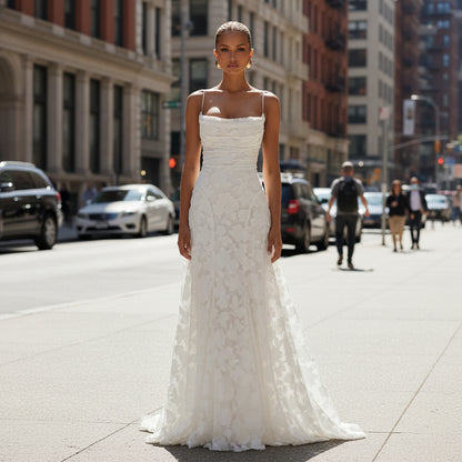 Flared Maxi Dress with Fitted Bodice