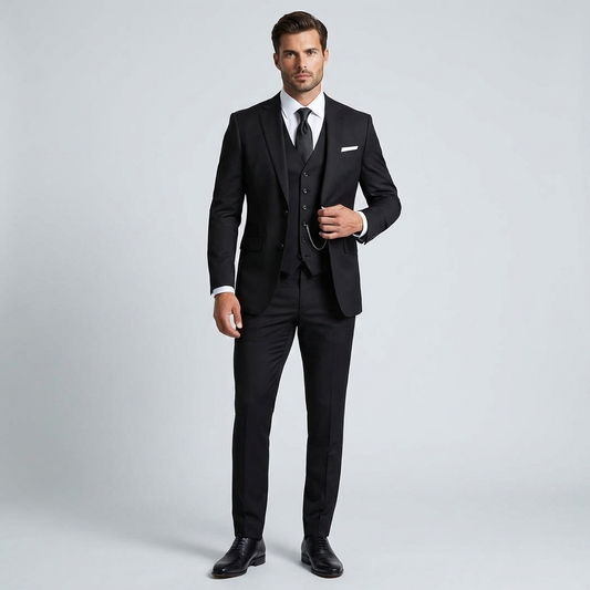 Tailored Slim Fit Three Piece Suit