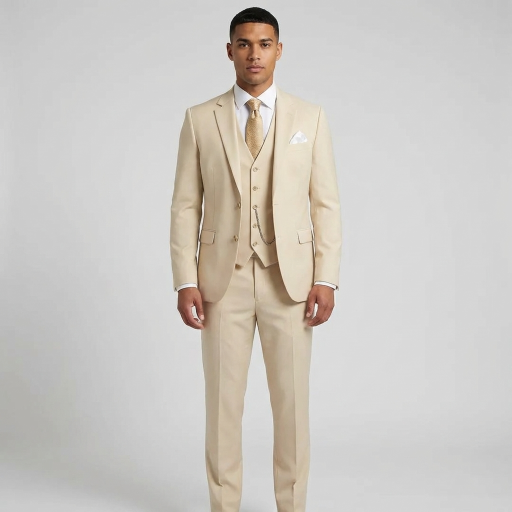 Tailored Slim Fit Three Piece Suit