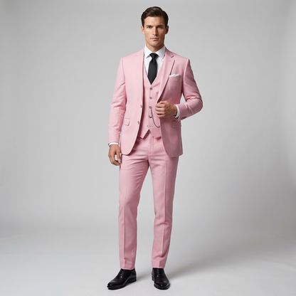 Tailored Slim Fit Three Piece Suit