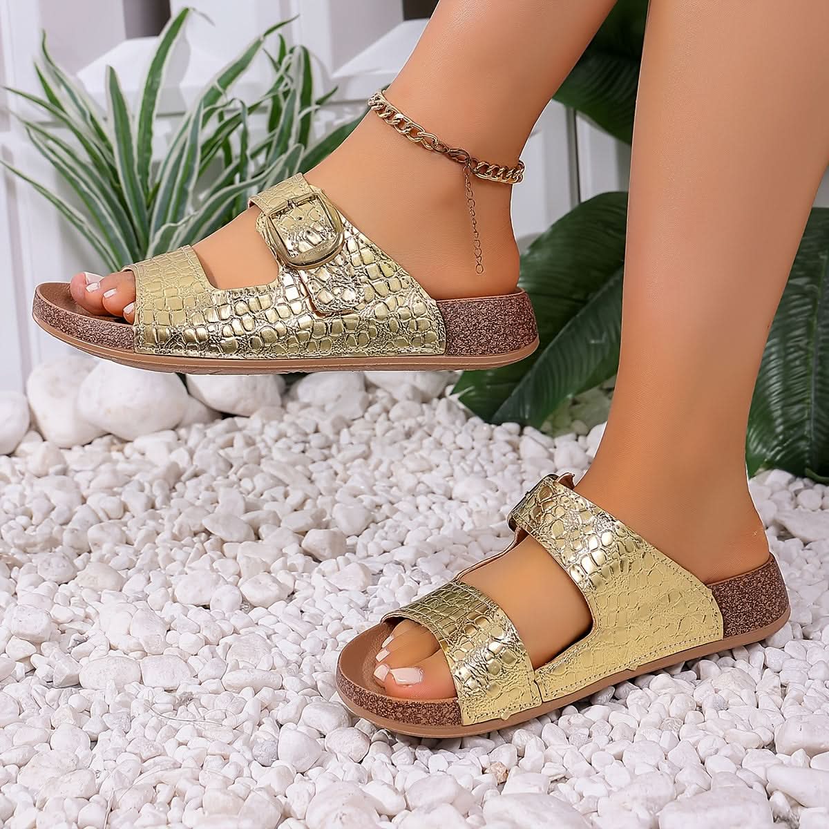 Orthopedic Cushion Slide Sandals