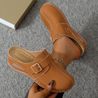 Closed Toe Mule Comfort Shoes