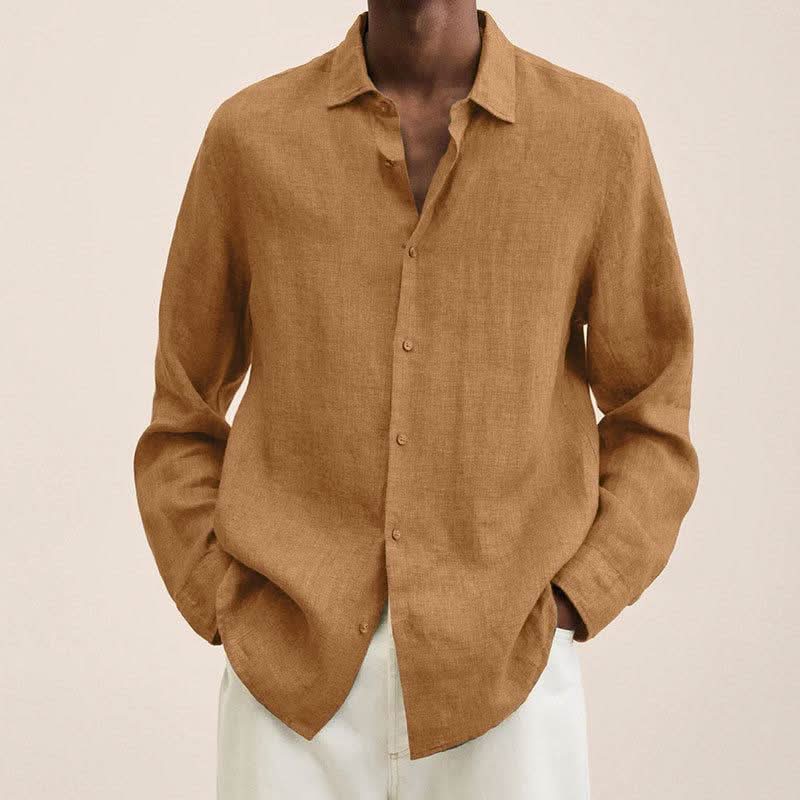 Refined Long Sleeve Casual Shirt
