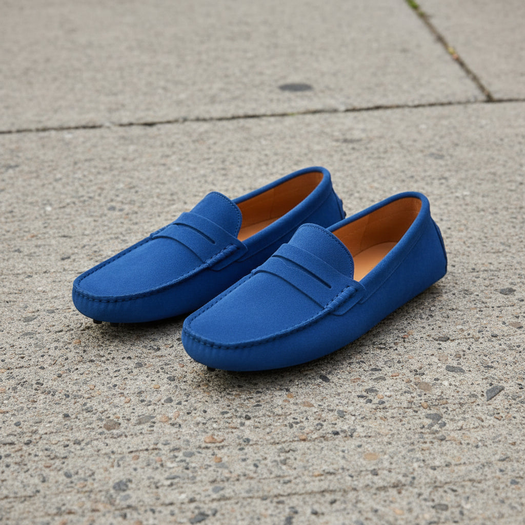 Men's Penny Loafers with Grip Sole
