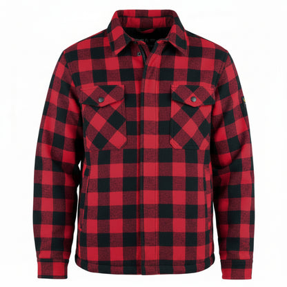 Classic Plaid Button Front Long Sleeve Shirt