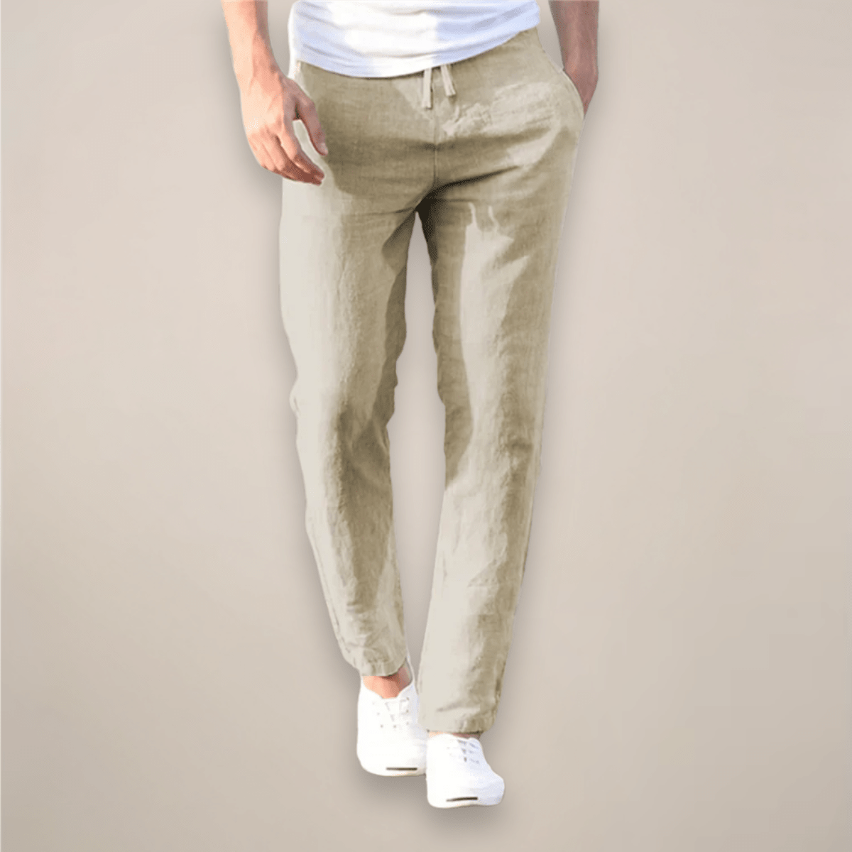 Tapered Drawstring Summer Comfort Pants
