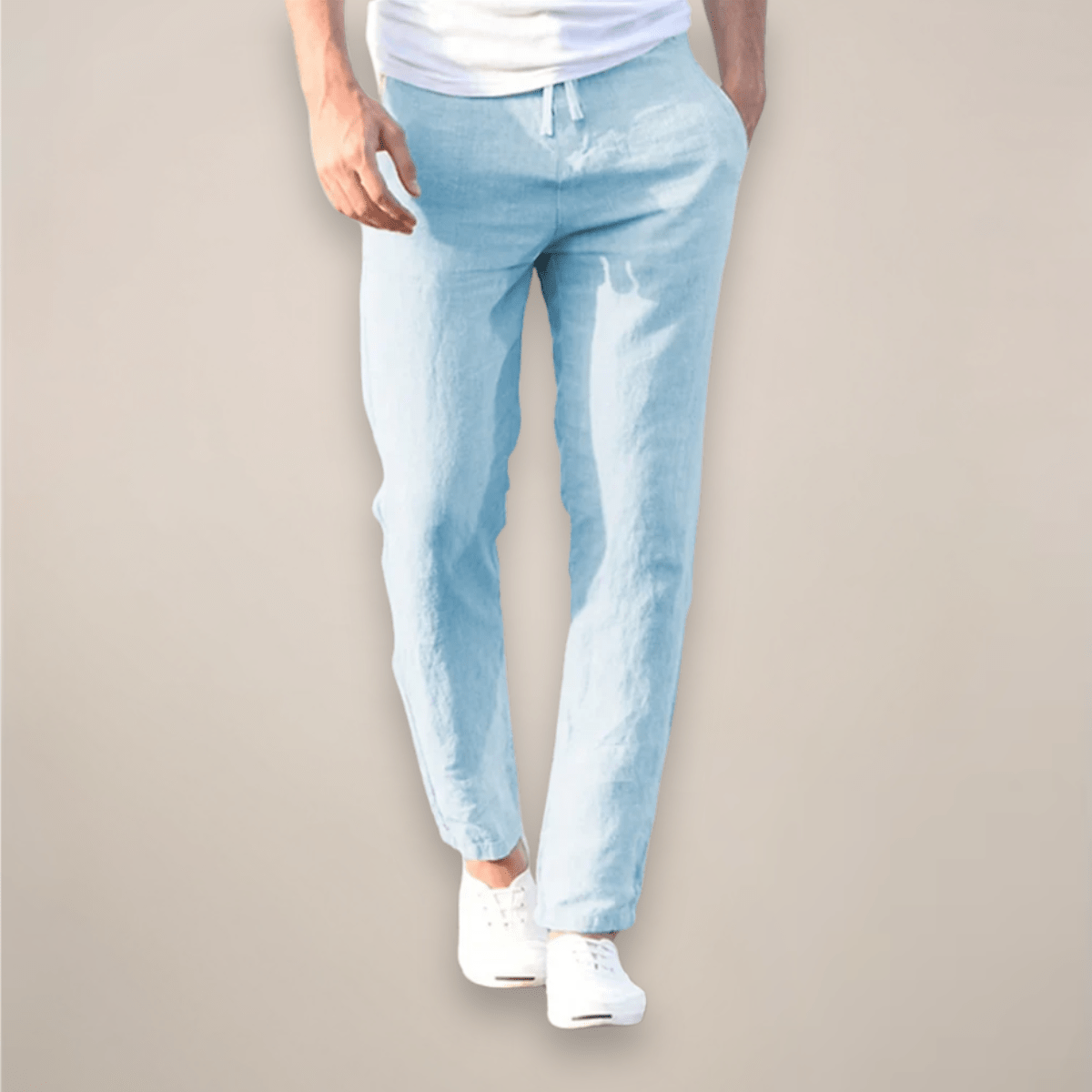 Tapered Drawstring Summer Comfort Pants
