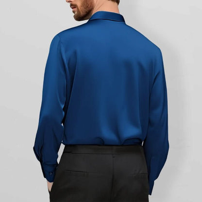Refined Button Front Smart Casual Shirt