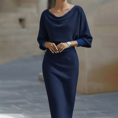 Flowing Midi Dress Silhouette