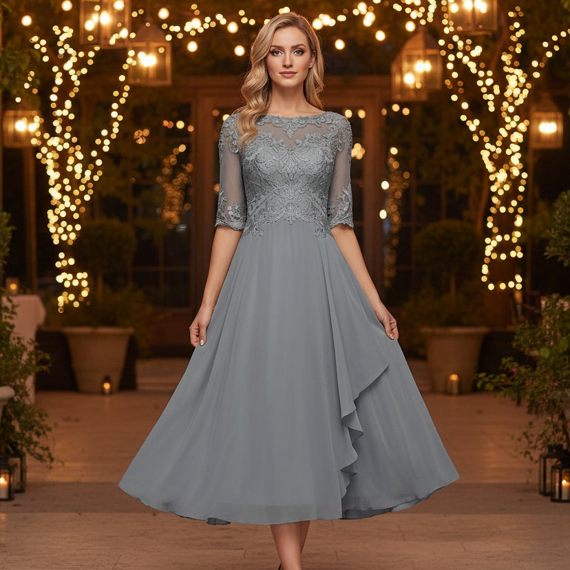 Cinched Waist Flared Midi Dress