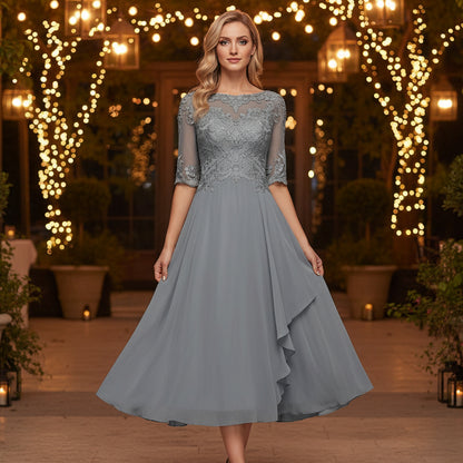 Cinched Waist Flared Midi Dress