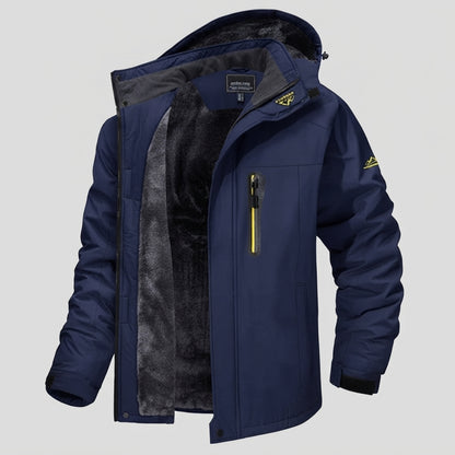 Hooded Full Zip Pocket Outdoor Jacket