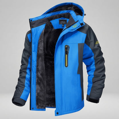 Hooded Full Zip Pocket Outdoor Jacket