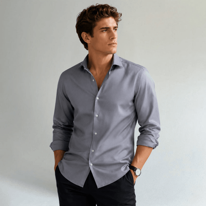Tailored Stretch Business Dress Shirt