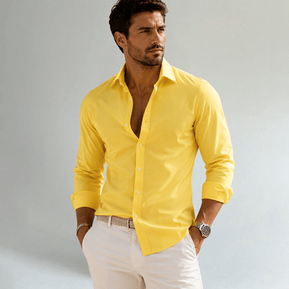 Tailored Stretch Business Dress Shirt