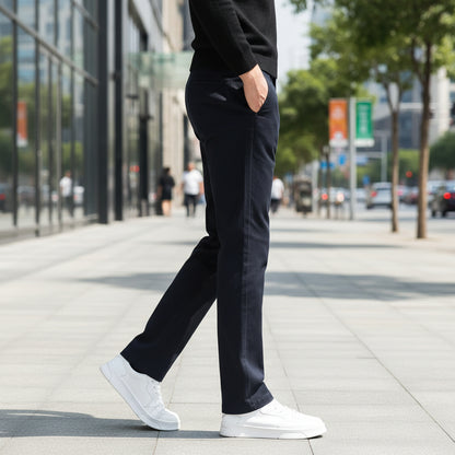Men's Slim Fit Stretch Chino With Elastic Waist