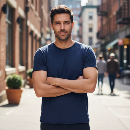 Men's Slim Fit Crew Neck T-Shirt