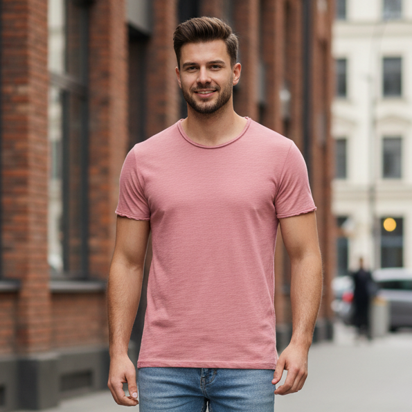 Men's Slim Fit Crew Neck T-Shirt